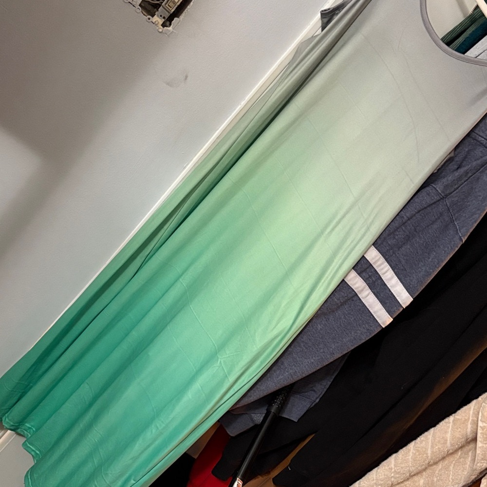 Green Ombre Maxi Dress